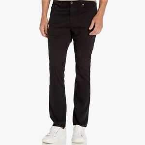 AG Adriano Goldschmied Men's Black Everett Slim Straight Jeans |Size 34x34